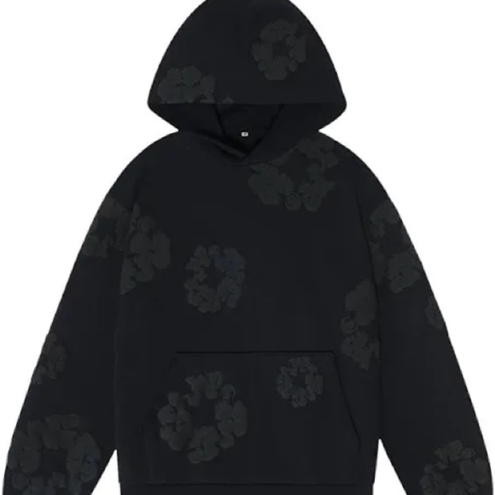 Black denim tears hoodie